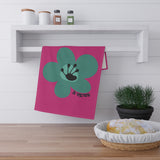 3 Year Milestone Heliconia Tea Towel