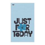 Just For Today Light Blue Tea Towel