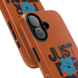 Just For Today Antique Orange Tough Phone Case | Recovery Gift | Poop2Poppies™