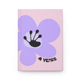 4 Year Milestone Light Pink Journal