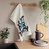 Just For Today Natural Tea Towel | Recovery Gift | Poop2Poppies™