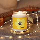 1 Year Milestone Text Scented Soy Candle (255g) - Yellow