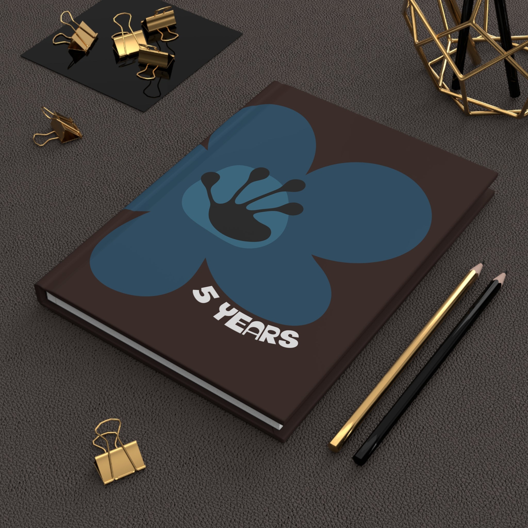 5 Year Milestone Dark Chocolate Journal