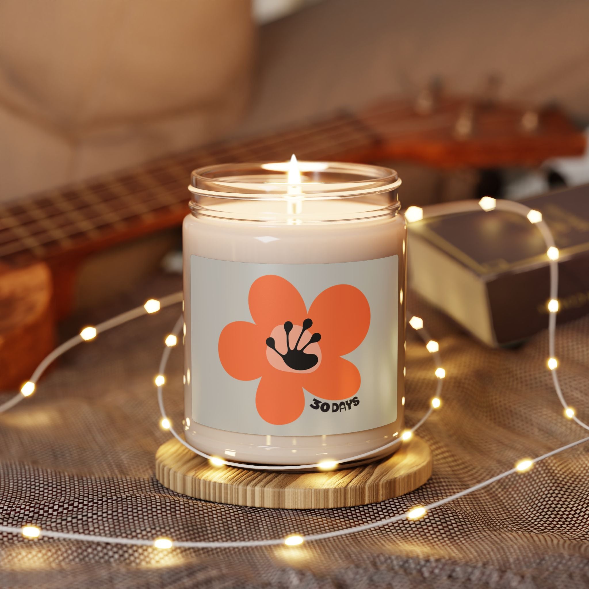 30 Day Milestone Ash Scented Soy Candle (255g)