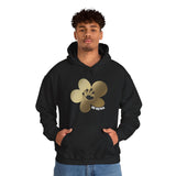 15 Year Milestone | Large Front Flower Unisex Flower Hoodie | Recovery Gift | Poop2Poppies™