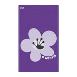 6 Month Milestone Purple Tea Towel