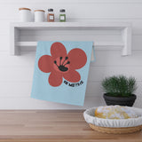 18 Month Milestone Light Blue Tea Towel