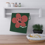 18 Month Milestone Forest Green Tea Towel