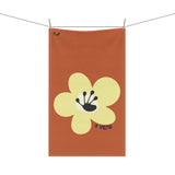 1 Year Milestone Antique Orange Tea Towel