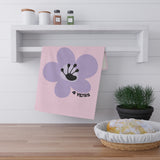 4 Year Milestone Light Pink Tea Towel