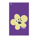 1 Year Milestone Purple Tea Towel