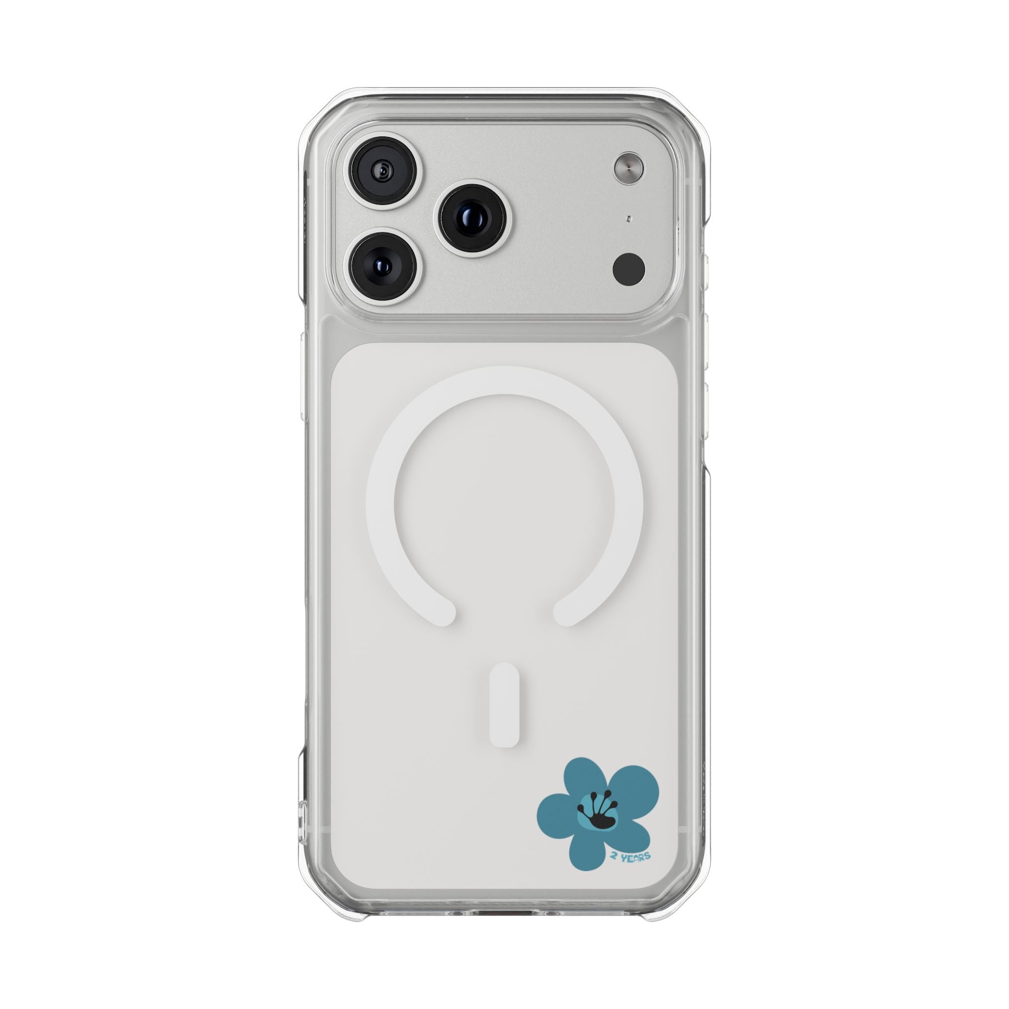 2 Year Milestone MagSafe® Impact Clear iPhone Case | Recovery Gift | Poop2Poppies™