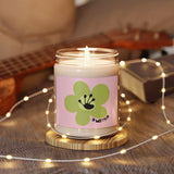 9 Month Milestone Text Scented Soy Candle (255g) - Light Pink
