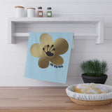 15 Year Milestone Light Blue Tea Towel