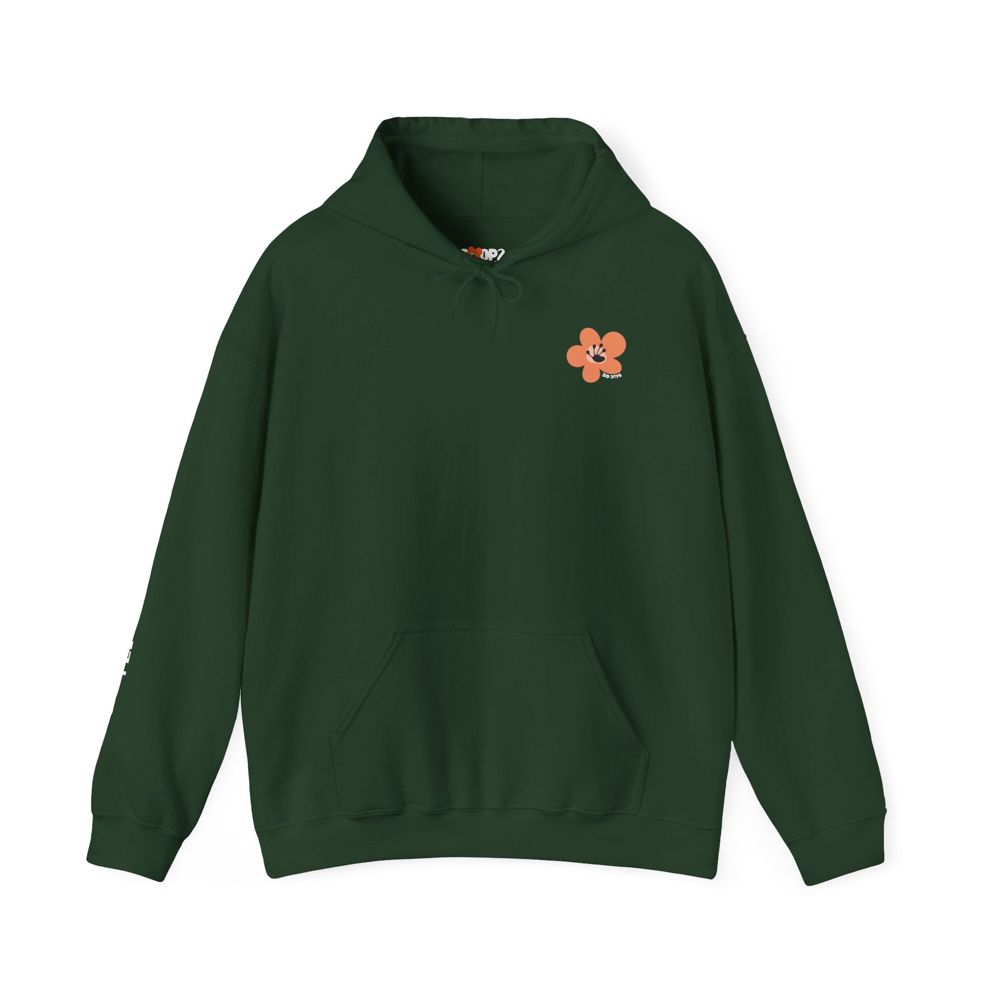 30 Day Milestone Unisex Front & Back Flower Hoodie