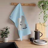 10 Year Milestone Light Blue Tea Towel