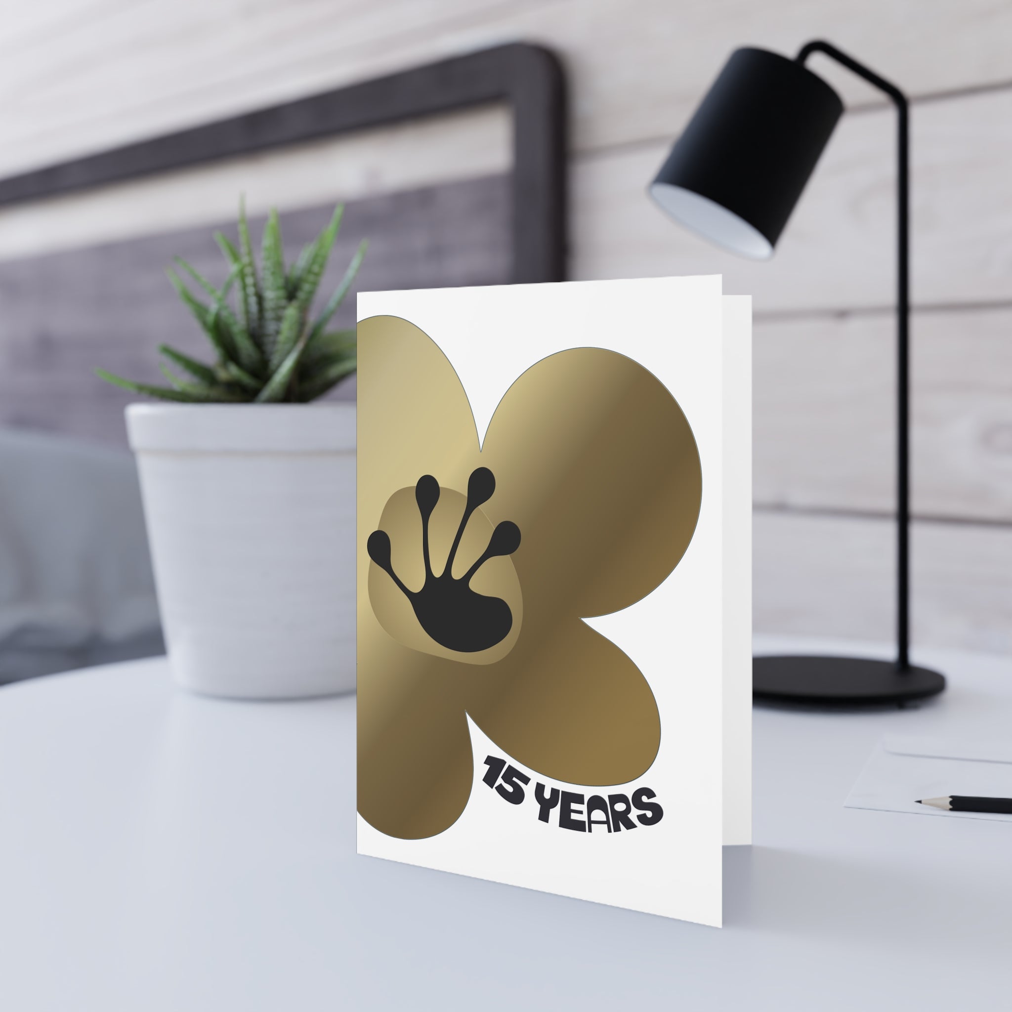 15 Year Milestone Greeting Card | Recovery Gift | Poop2Poppies™