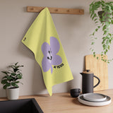 4 Year Milestone Cornsilk Tea Towel