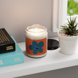 5 Year Milestone Text Scented Soy Candle (255g) - Antique Orange