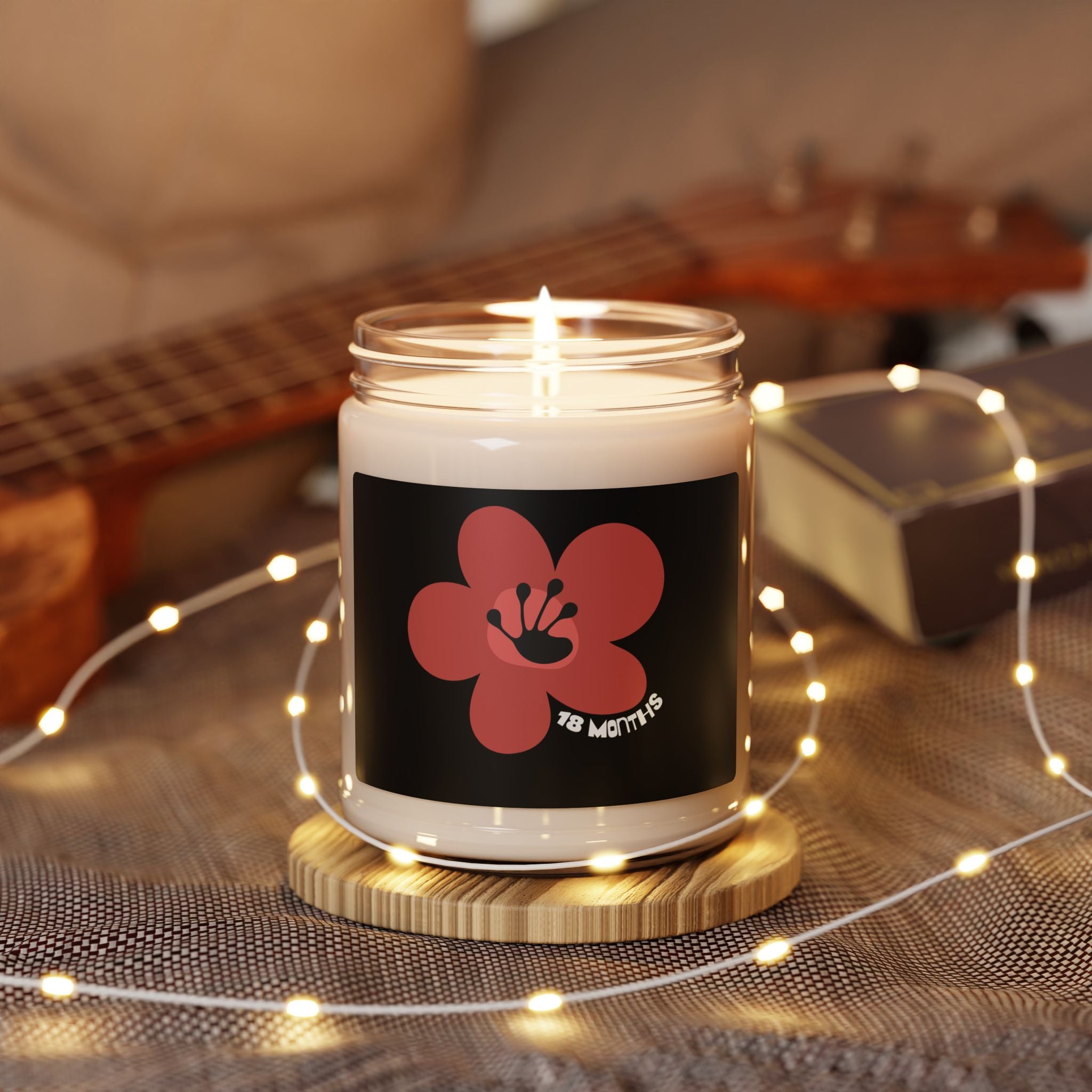 18 Month Milestone Scented Soy Candle | Recovery Gift | Poop2Poppies™