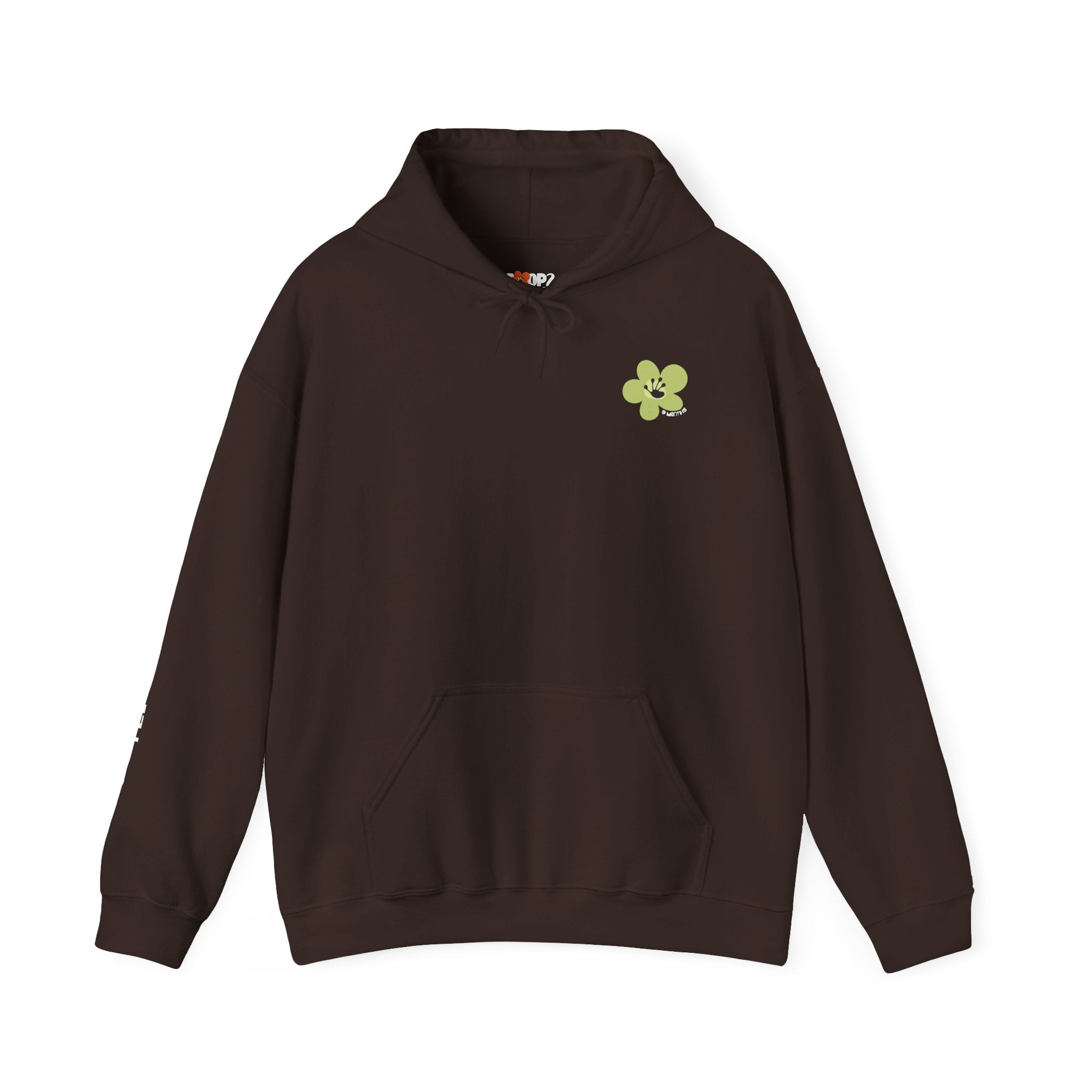9 Month Milestone Unisex Front & Back Flower Hoodie