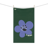 7 Year Milestone Forest Green Tea Towel
