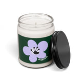 6 Month Milestone Text Scented Soy Candle (255g) - Forest Green