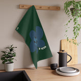 5 Year Milestone Forest Green Tea Towel