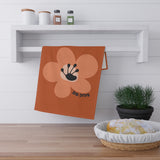 30 Day Milestone Antique Orange Tea Towel